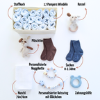 Geschenk zur Geburt personalisiert mit Name – Baby Geschenk zur Taufe & Babyshower | Hund
