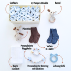 Geschenk zur Geburt personalisiert mit Name – Baby Geschenk zur Taufe & Babyshower | Hund