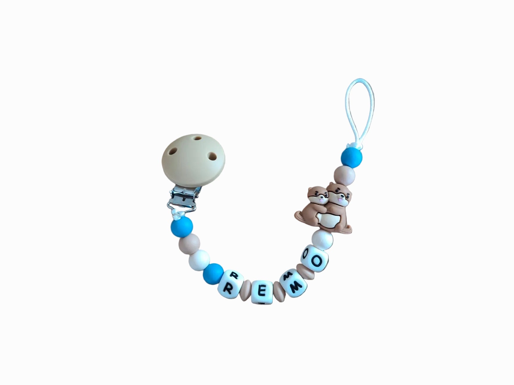 Nuggikette personalisiert mit Namen - Otter