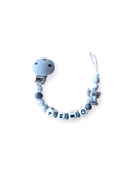 Nuggikette personalisiert mit Namen / Geschenk zur Geburt - Elefant