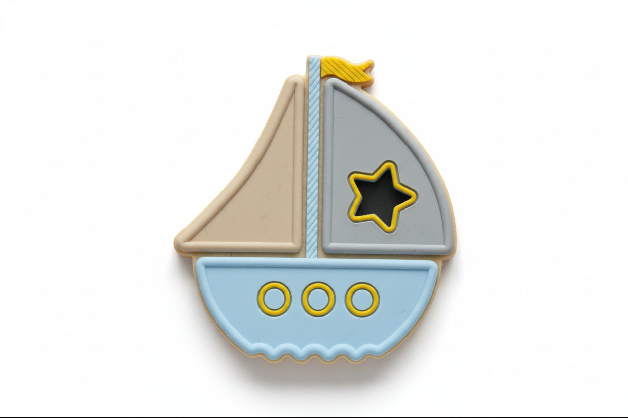 Beissanhänger Segelschiff