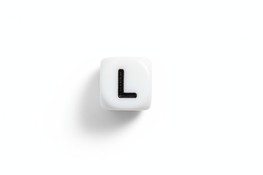 Silikonbuchstaben 12mm Eckig