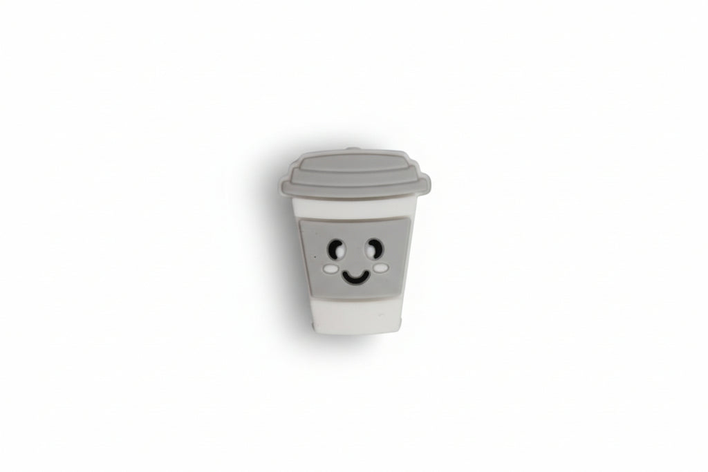 Silikonmotiv Caffetasse – Nuggikette selber machen / Schnullerkette DIY