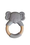 Beissanhänger Elefant mit Holz