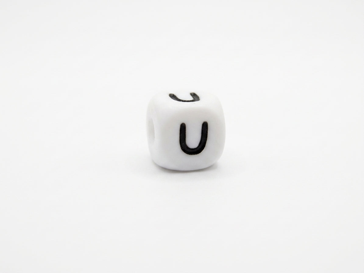 Silikonbuchstaben 10mm - Nuggikette selber machen / Schnullerkette DIY