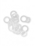 Nuggi-Adapter aus Silikon, transparent, 1 Stück