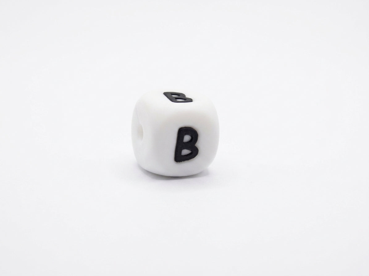 Silikonbuchstaben 10mm - Nuggikette selber machen / Schnullerkette DIY