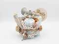 Windeltorte personalisiert mit Namen - Giraffe Braun