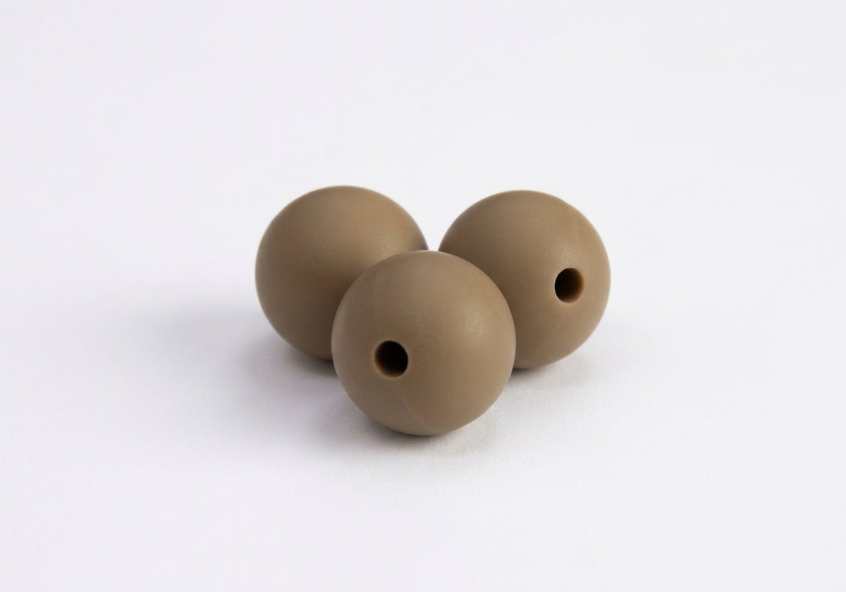 Silikonperlen 12mm Nuggikette selber machen / Schnullerkette DIY