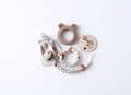 Baby Geschenk personalisiert mit Namen -  Lotusblume - Rose