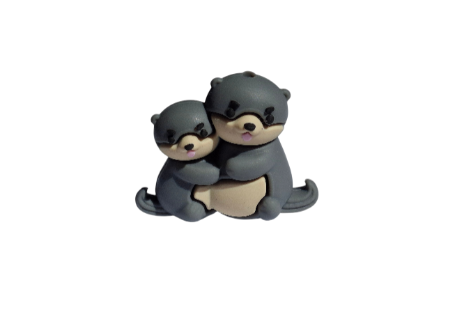 Silikonmotiv 3D Otter