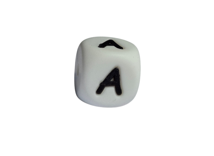 Silikonbuchstaben 12mm Eckig