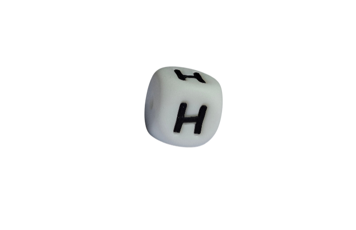 Silikonbuchstaben 12mm Eckig